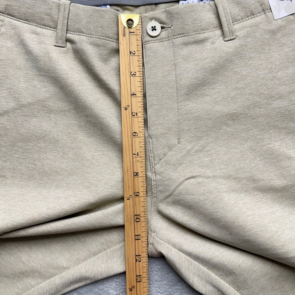 New Tommy Bahama IslandZone Pants Mens 36x32 Tan Stretch On Par Golf Chino UPF - Picture 12 of 15